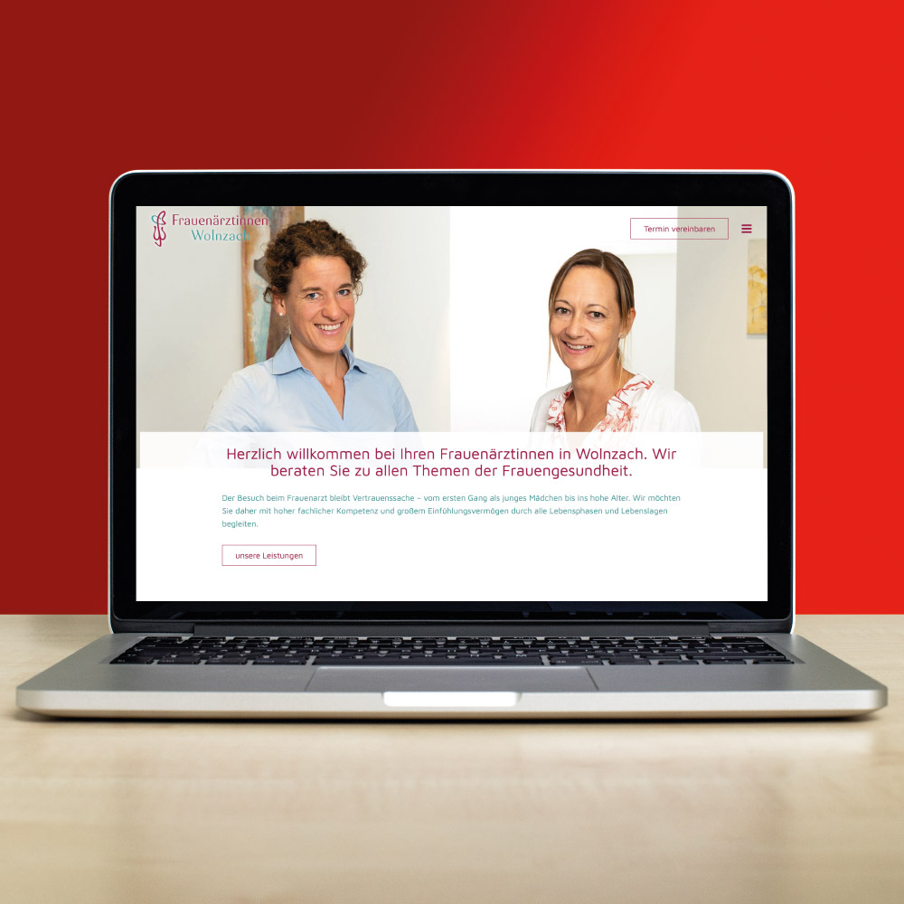 Website-Paket mit Logo für Arztpraxis Frauenärzte Wolnzach Website-Paket mit Logo für Arztpraxis Frauenärzte Wolnzach