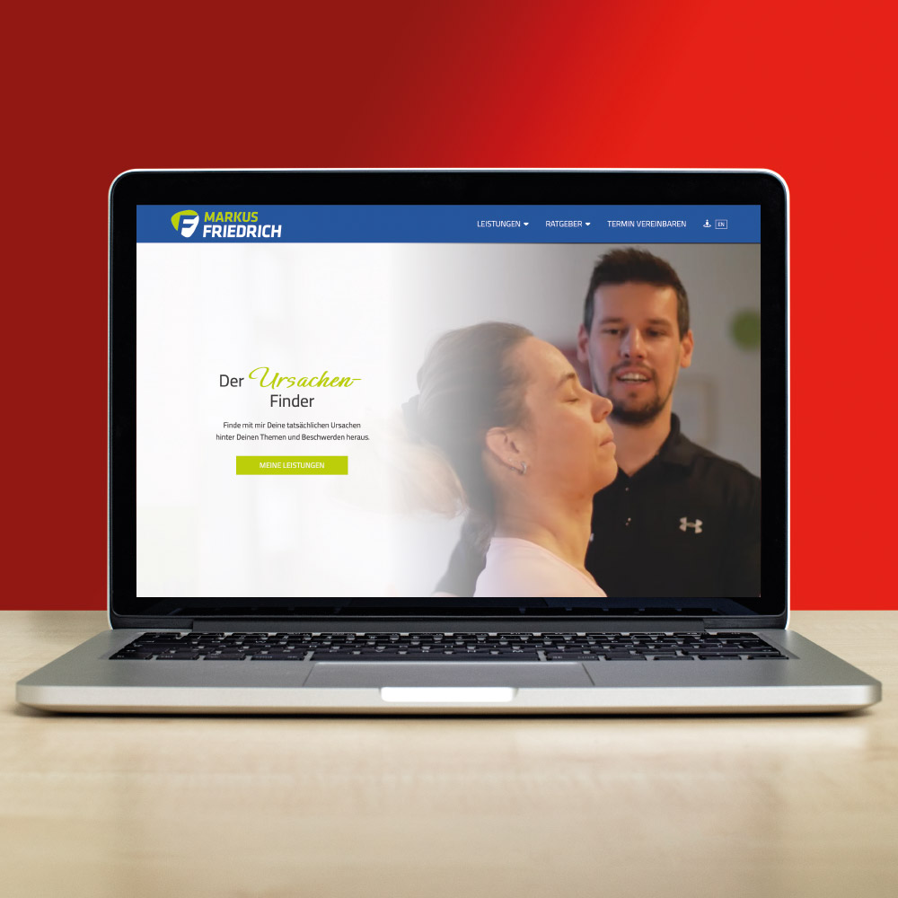 Webdesign und Webprogrammierung responsive für Personal Trainer Markus Friedrich Webdesign und Webprogrammierung responsive für Personal Trainer Markus Friedrich